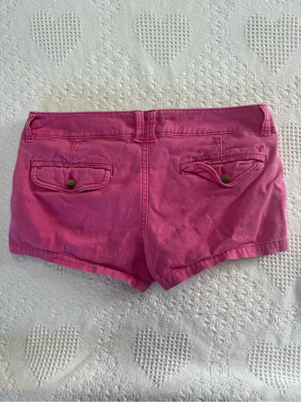 Y2K Low-rise American Eagle Pink Shorts (6) - Picture 4 of 6